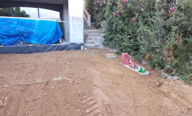 Pose de canalisations de toilettes aux Issambres, Sainte-Maxime, LVTP Terrassement